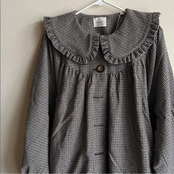 NWT Doen Grove Jacket Montreal Plaid - Picture 3 of 6